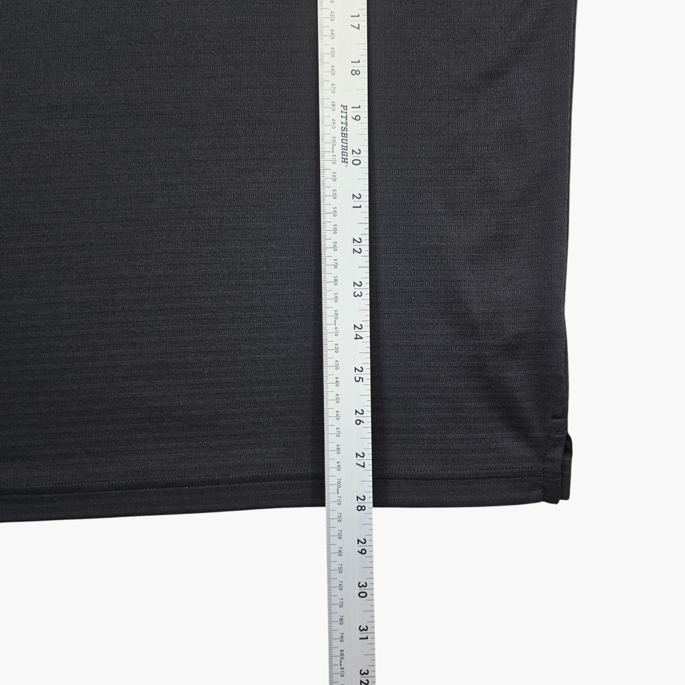 Greg Norman Mens Play Dry Golf Polo Shirt Black Short Sleeve Size Large L - Picture 7 of 9